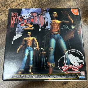 #THE HOUSE OF THE DEAD2 gun set # The * house *ob* The * dead 2# Dreamcast box opinion attaching #