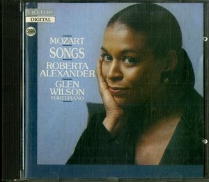 D00135294/CD/ロバータ・アレクサンダー(S) / グレン・ウィルソン(Pf)「Mozart : Songs (KTC-1035)」