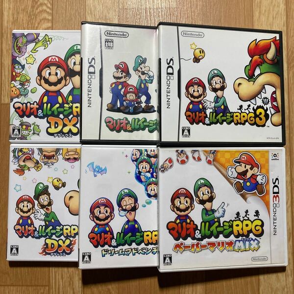 DS 3DS マリオ&ルイージRPG 6本セット