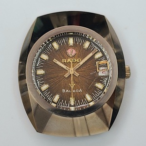 RADO Rado BALBOA bar боа не пропускающее стекло Brown градация циферблат water sealed корпус только мужские наручные часы неподвижный Junk 