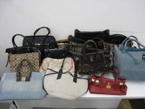 * bag set sale * approximately 17 point COACH Samantha Thavasa Ostrich etc. brand non brand handbag shoulder bag 