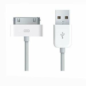 30pin 充電ケーブル iPhone ケーブル iPhone4 iPad2 iPod nano Dockコネクタ 旧型iPhone iPad 最大2.1A充電 データ通信 旧タイプ A14