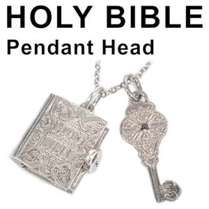 HOLY BIBLE Pendant Head 聖書 鍵 925 ペンダントヘッド ホーリーバイブル