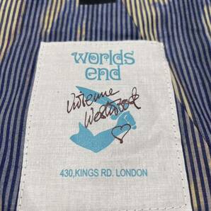 ヴィヴィアンウエストウッド ワールズエンド アナーキーシャツ Vivienne Westwood Worlds End 美品 限定 希少 レア 売り切り の画像8
