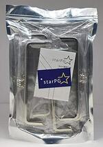 starPG 18cm 角型 がま口口金 差し込み式 シルバー 型紙付き ハンドメイド パーツ (10個セット_画像6