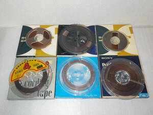 * junk 7 number *5 number open reel tape total 6 pcs set 