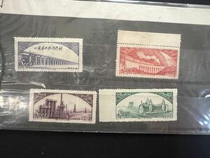 [6441] China stamp Special 5. large become mother country 4 kind .1952 year 