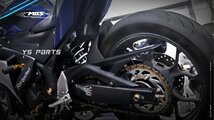 【専用設計】YZF-R25[-'21]/YZF-R3[-'21]/M-T25[-'20]/MT-03[-'20]MOS チェーンガイド付カーボン調リアフェンダー/リヤフェンダー 泥よけ_画像10