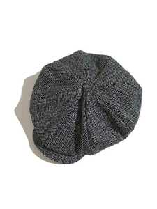 アイルランド製 【 Hanna Hats / ハンナハッツ 】 秋冬の定番【 Harris Tweed / ハリスツイード 】生地使用 ツイード キャスケット L