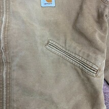 CARHARTT DETROIT JACKET DUCK WORK JACKET CARHARTT BROWN カーハート デトロイト ジャケット ブラウン 【Vintage】【古着】_画像5