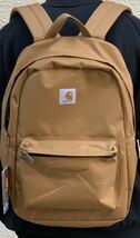 新品未使用 CARHARTT 10030102 Trade Backpack Brown カーハート バックパック リュックサック デイパック_画像5