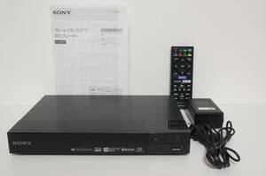 [ prompt decision * free shipping ]SONY BDP-S6700 Sony SACD correspondence Blue-ray /DVD player exclusive use remote control (RMT-VB200J) AC adaptor (AC-L1210WW) attached 