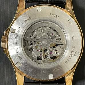 大G「20013」Furbo design フルボ F5021 スケルトン メンズ 腕時計 稼働品の画像3
