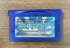  large G[20454] Pocket Monster sapphire Game Boy Advance GBA soft only operation not yet verification 