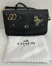 G「19611」美品 COACH コーチ C4815 レキシー ヘイデン クロスボディ ショルダーバッグ 黒　ブラック　ミニバッグ_画像1