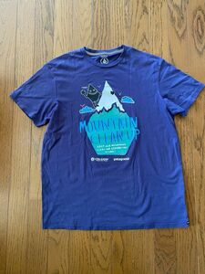 VOLCOM Patagonia ボルコム×パタゴニア 非売品 Tシャツ　M 青