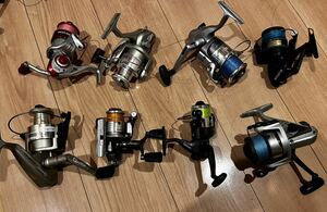 DAIWA BATTLE REVOVER3000 EXPRESSその他リール8個まとめ売り　釣具リール ダイワ シマノ