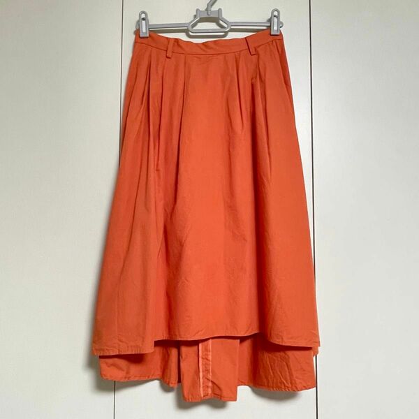 【アンドクチュール】オレンジスカート