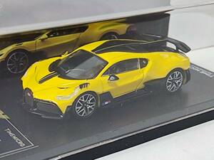 Time Micro x Bburago 1/64 BUGATTI DIVO Yellow /TM/タイムマイクロ/ブラーゴ/コラボ/ブガッティ ディーヴォ イエロー/Chiron シロン等