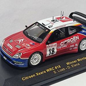 ixo 1/43 CITROEN Xsara WRC #18 Winner MC Rally 2003 S.Loeb [RAM100] /イクソ/シトロエン クサラ モンテカルロ ラリー優勝車/ローブの画像1