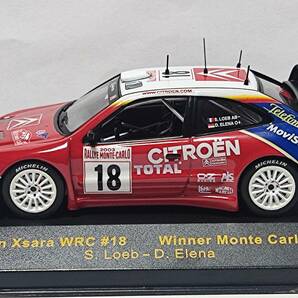 ixo 1/43 CITROEN Xsara WRC #18 Winner MC Rally 2003 S.Loeb [RAM100] /イクソ/シトロエン クサラ モンテカルロ ラリー優勝車/ローブの画像5