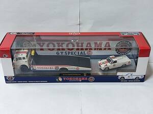 M2 MACHINES 1/64 Auto Haulers Mack Model N/Datsun Truck [ヨコハマタイヤ スマイル]M2マシーン/マック/ダットサン トラック/Transporter