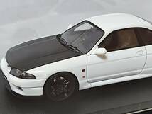 hpi racing 1/43 [アイアイアド特注] NISSAN SKYLINE GT-R V-spec N1 R33 White/Carbon [8869]/スカイラインGTR Vスペック nismo カーボン_画像6