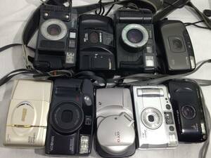 * film camera 9 pcs set sale Canon Nikon FUJIFILM Konica MINOLTA CHINON complete junk 