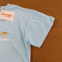 W☆新品☆まめきちまめこ☆半袖Ｔシャツ☆150cm☆水色☆女の子用☆No.1688_画像3