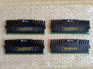 CORSAIR DDR3 メモリ 32GB(8GB×4) CMZ16GX3M2A1600C10　中古品