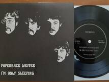 Fan Club ソノシート？, Flexi disc /Paperback writer(不明 stereo Mix), I'm Only Sleeping(US mono ?) /E-6967/Beatles CINE CLUB 頒布?_画像1