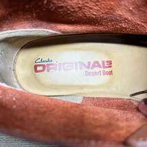 ◆Clarks ORIGINALS◆ クラークスオリジナル 25.0cm（表記GB7 US7 1/2）チャッカブーツ ブラウン メンズ 革靴 靴 レザー 中古 宅急便 即決_画像8