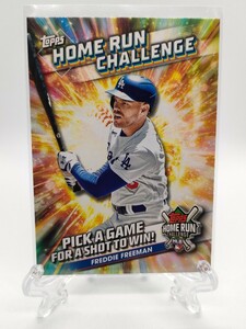 【最新2024☆HRチャレンジ】フリーマン、ホームランチャレンジ（スクラッチ前）- 2024 Topps Series1 #HRC-12