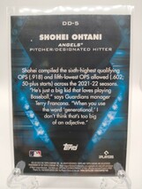 【激レア インサート】大谷翔平 - 2023 Topps Chrome Update #DD-5 Shohei Ohtani Diamond Dominance_画像3