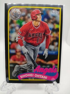 【299シリ☆最新2024】大谷翔平 - 2024 Topps Series 1 #89B-16 Shohei Ohtani 1989 Topps Baseball /299 Black Parallel
