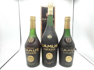 ☆豪華3本セット☆#89 CAMUS/カミュ ナポレオン 700ml*2 1000ml*1 40度 未開栓 現状品