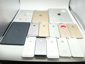 ☆部品取りにおすすめ☆#38 歴代iphone・ipad 14台おまとめ ジャンクセット 制限〇 アクティベーションロックあり品含む 中古 現状品