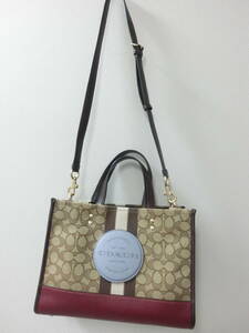 ◇COACH◇#1492 美品 コーチ シグネチャーハンドバッグ ショルダーバッグ H2039-4113 レディースバッグ 中古品