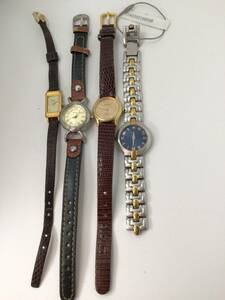 【ジャンク腕時計4本セット】レディース腕時計　SEIKO 不動品　部品取り　ジャンク1-75 sh