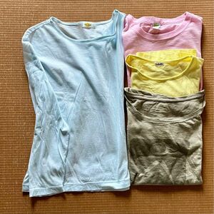 レナウン　Tシャツ 長袖１枚　 (半袖３枚　おまけ付き)