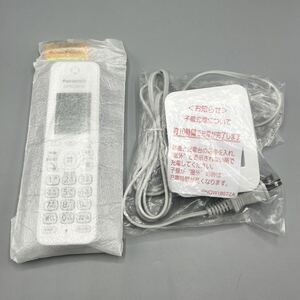 未使用品 パナソニック 電話 増設子機 ホワイト KX-FKD506-W1
