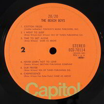 LP/　The Beach Boys 　20/20　　/国内盤/東芝Capitol/ECS-70114/７７年/_画像8