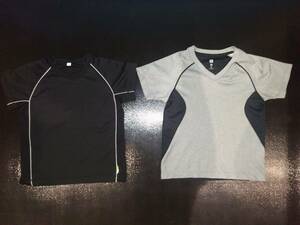  футболка dry 110 Uni black gray + чёрный 2 листов 