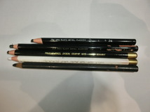 色鉛筆 三菱・FUJI・コンテアパリ 黒+グレー+白 5本_画像4
