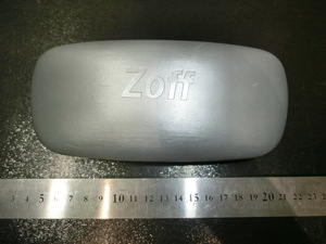  glasses case Zoff mountain type silver light blue glasses .. attaching 