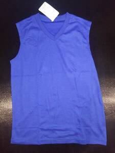 [ new goods ] no sleeve dry 160 V neck undershirt black 2 sheets insertion 1-5 piece 