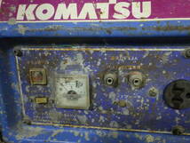 発電機 KOMATSU コマツ KV2300 ジャンク品_画像4