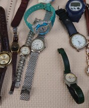 【ジャンク品】腕時計 セット まとめて 部品取り パーツ取り ベルト フェイス CASIO Baby-G TIMEX renoma 他 時計 懐中時計_画像4