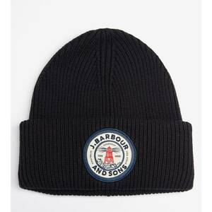 送料無料　新品 正規品【Barbour】バブアー ダンフォード チクチクしない コトンニットキャップ 男女兼用 Dunford Beanie NAVY