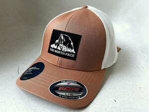 新品 USA限定 本物 The North Face ノースフェイス FLEXFIT トラッカーハット メッシュキャップ 帽子 男女兼用 BROWN L/XL